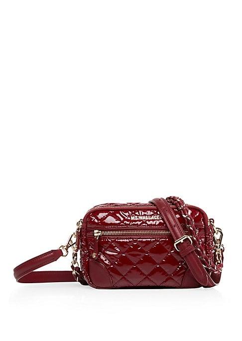 Mz Wallace Mini Quilted Leather Crossbody Strap