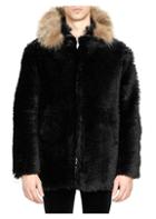 Saint Laurent Fur Trimmed Jacket