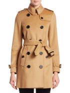 Burberry Wool And Cashmere Trench Coat