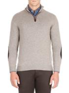 Isaia Half-zip Cashmere Sweater