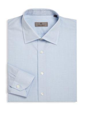 Canali Regular-fit Micro Dotted Dress Shirt