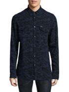 Diesel Camouflage Cotton Casual Button-down Shirt
