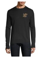 Versace Jeans Embroidered Crest Sweater