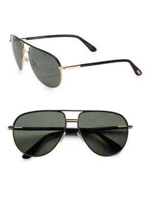 Tom Ford Eyewear Cole Polarized Aviator Sunglasses
