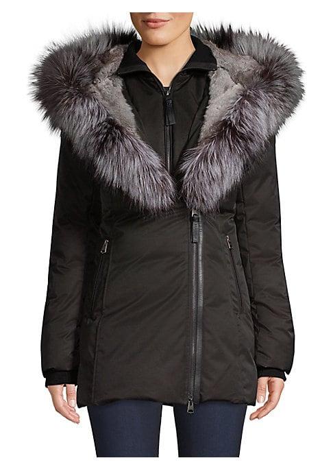 Mackage Fox Fur-trim Down Coat