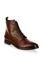 To Boot New York Bruckner Tall Leather Wingtip Boots