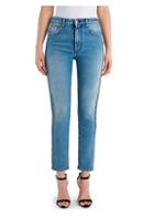 Msgm Washed High-rise Ankle Jeans