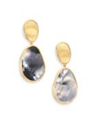 Marco Bicego Lunaria Black Mother-of-pearl & 18k Yellow Gold Drop Earrings