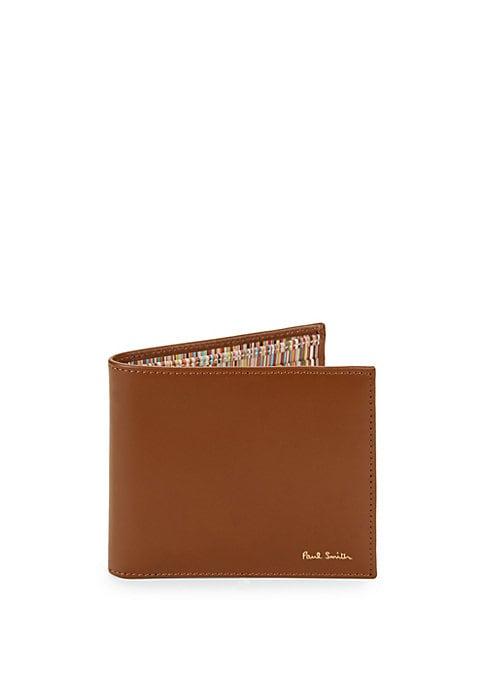 Paul Smith Leather Striped Wallet