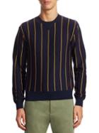 Kent And Curwen Lecon Striped Wool Sweatshirt