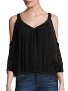 Rebecca Minkoff Cherbourg Cold-shoulder Top