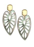 Nest Mother-of-pearl & 24k Goldplated Statement Earrings