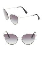 Valentino Garavani 58mm Havana Cat Eye Sunglasses