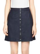 Acne Studios Suraya Flannel Mini Skirt