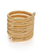 Roberto Coin Primavera Diamond & 18k Yellow Gold Six-row Wrap Bracelet
