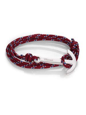 Miansai Modern Anchor Maritime Rope Wrap Bracelet