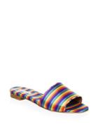 Tabitha Simmons Sprinkles Rainbow Slide Sandals