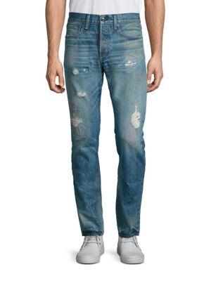 Rag & Bone Yuma Slim-fit Distressed Jeans
