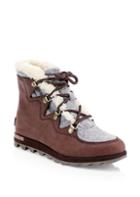 Sorel Sneakchic Alpine Shearling & Leather Boots