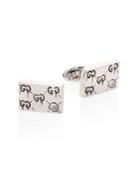 Gucci Guccighost Sterling Silver Cuff Links