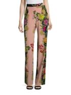 Etro Largo Floral-print Silk Wide-leg Pants