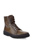 Tod's Gomminis Leather Combat Boots