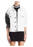 Alexander Wang Two-tone Denim Jacket