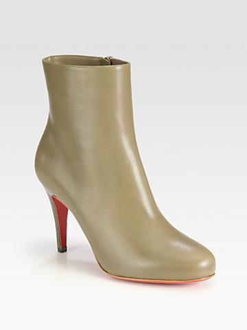 Christian Louboutin Bello Leather Ankle Boots