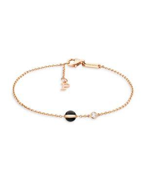 Piaget Possession Diamond, Black Onyx & 18k Rose Gold Bracelet