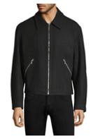 P.l.c. Men In Silhouette Wool-blend Zip Up Jacket