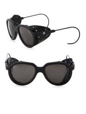 Moncler 55mm Oval Sunglasses