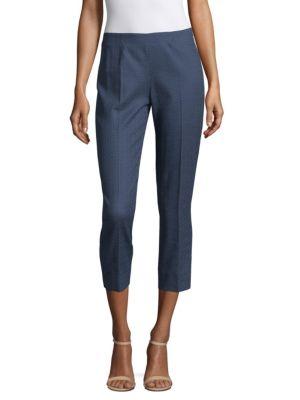 Piazza Sempione Cropped Pintuck Pants