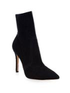 Gianvito Rossi Shearling Boucle Bootie