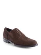 Tod's Suede Wingtip Oxfords