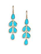 Ippolita Rock Candy Collection Turquoise Linear Cascade Earrings