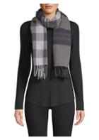 Franco Ferrari Plaid Cashmere Scarf