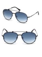 Tom Ford Eyewear 59mm Dickon Aviator Sunglasses