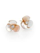 Kate Spade New York Disco Pansy Mother-of-pearl Mini Stud Earrings