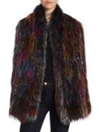 The Fur Salon Knit Fox Fur Scarf