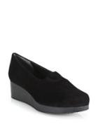 Robert Clergerie Nalo Suede Wedge Loafers