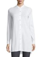 Eileen Fisher Long Sleeve Organic Cotton Tunic