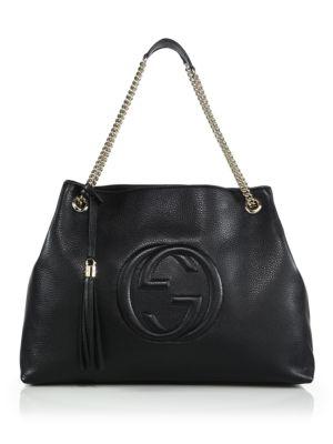 Gucci Soho Leather Large Shoulder Bag