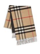 Burberry Fringed Cashmere Scarf