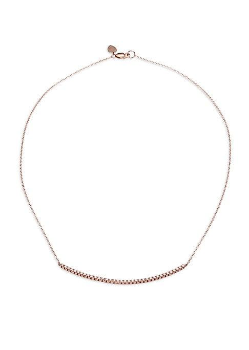 Meira T 14k Rose Gold Diamond Chain Necklace