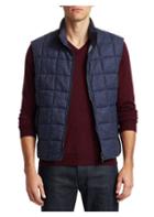 Saks Fifth Avenue Collection Tweed Mixed Media Vest