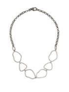 Nina Gilin Irregular Diamond Link Collar Necklace