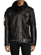 Helmut Lang Shearling Leather Jacket