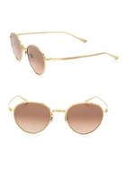 Oliver Peoples Brownstone 49mm Round Sunglasses
