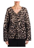 Stella Mccartney Leopard Print Mohair Sweater