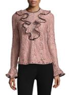 Alexis Addie Ruffled Lace Top